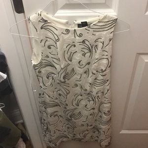 Never worn Ralph Lauren dress. White and black!